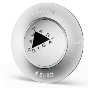 New-Silver-5-Euro-Coin-Of-Latvia---