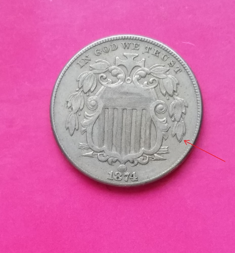 1874-Shield-Nickel-For-Grading.-DDO-Or-Strike-Doubling.-You-Decide.