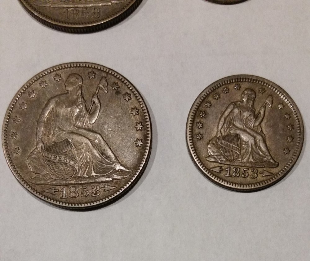 You-Vs.-PCGS-4-Seated-Coins-2-Halves-1-Quarter-And-A-Twenty-Cent