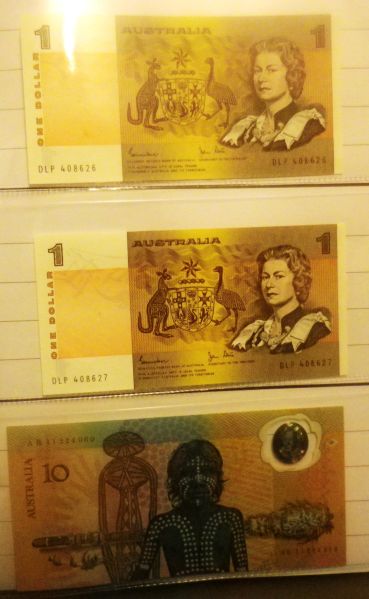Aust.2x-1-Dollor-Consecutive-With-!0-Poly-Ab11-Value-On-Any?