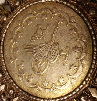 Is-The-Center-Of-This-Necklace-An-Egyptian-Coin?--Its-Value?