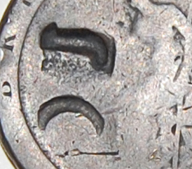 British-Cartwheel-Penny-With-Unknown-Counterstamps
