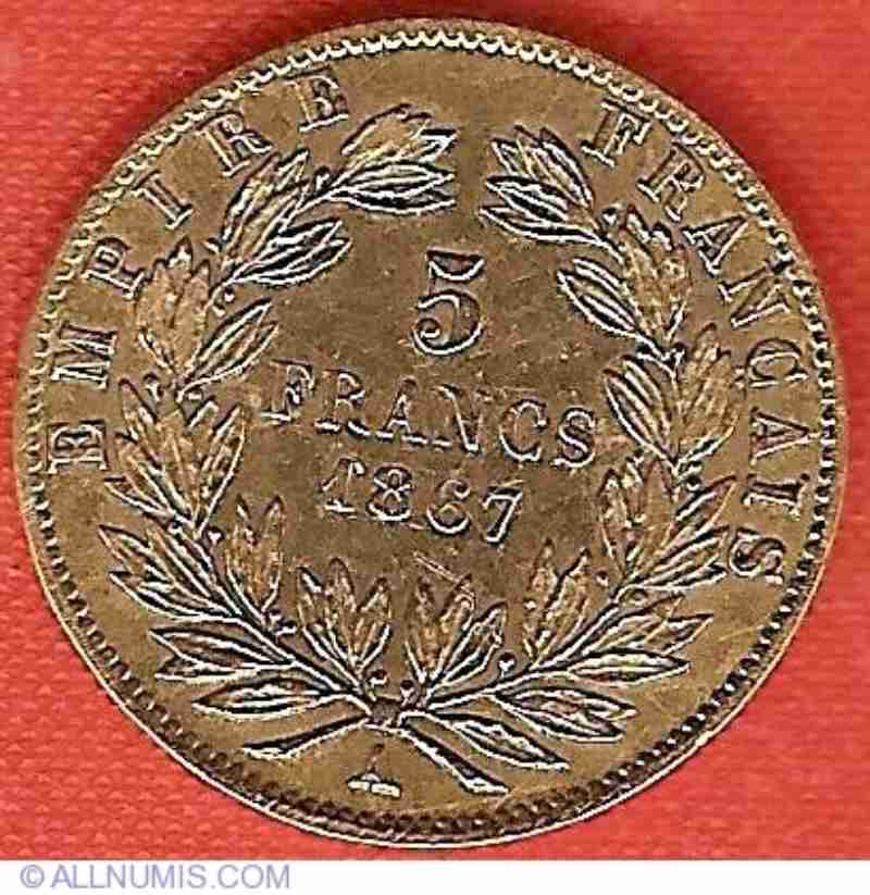 Information-On-A-Gold-5-Franc-With-Laurel-Head-Wreath-Please