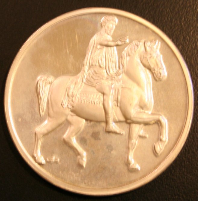 Marco-Aurelio-925/1000-Roma-Silver-Round-Commemorative-Coin-Medal