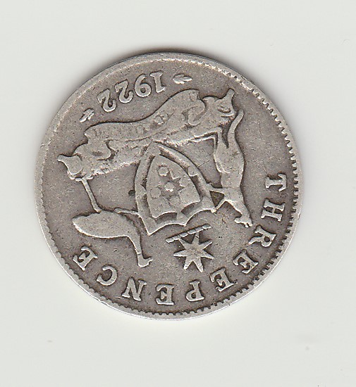 Australian-1922/21-Overdate-3-D.