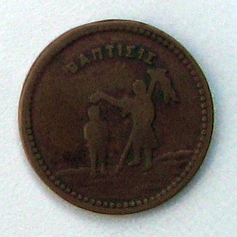 Not-Sure-It's-A-Coin,-Maybe-A-Token?-Looks-Old.