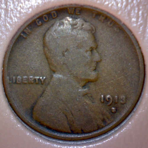 1913-S-Lincoln-Cent-Weak-3-Variety-Or-Worn--Out?