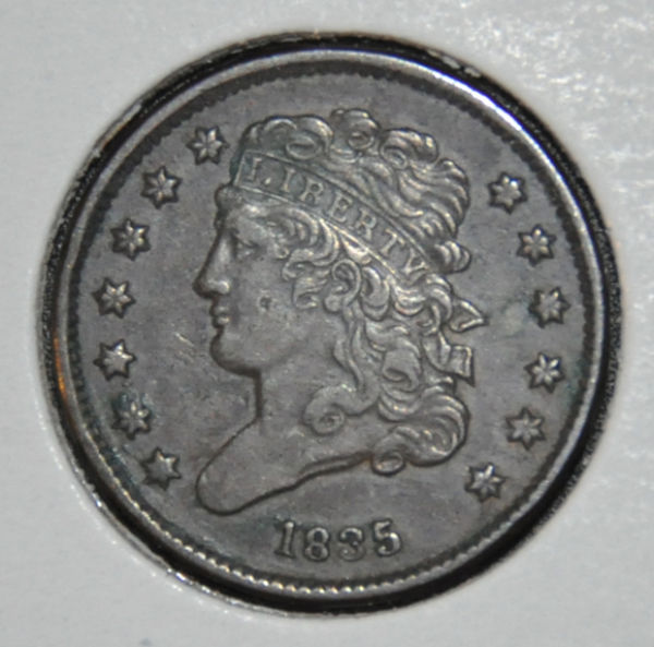 1835-Half-Cent