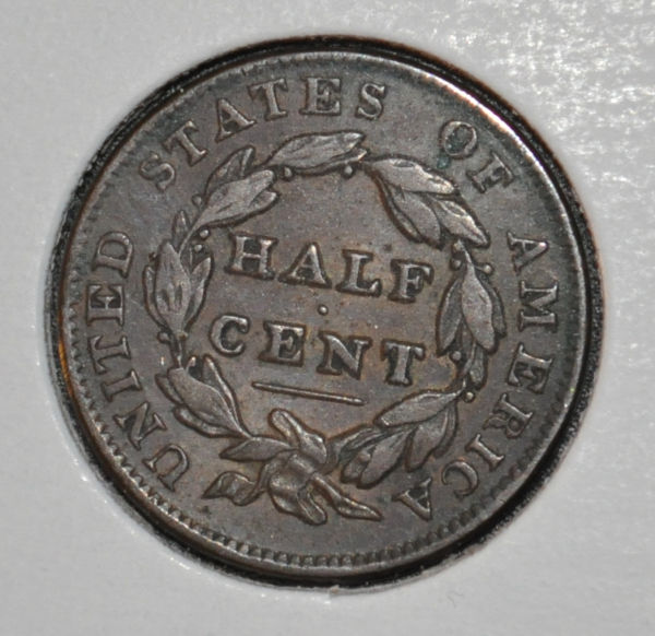 1835-Half-Cent