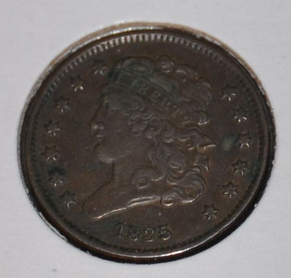 1835-Half-Cent