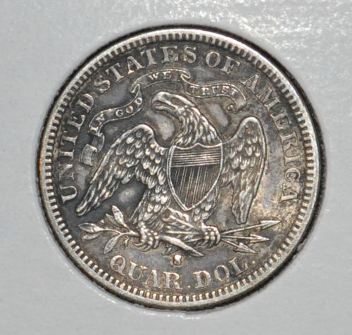 Group-Of-Coins---Seated-Quarter,-Morgan,-Barbers