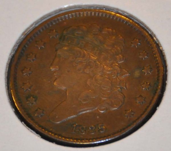 1835-Half-Cent