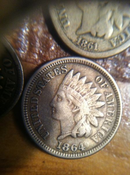 1860-And-1864-Indian-Heads