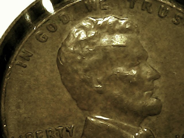 1960-Lincoln-Penny-Cud,-Gauge-Or-Lamination-Error