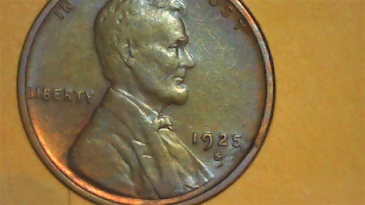 1925-S-Lincoln-Cent-Wheat-Penny-Lamination-Or-Damaged
