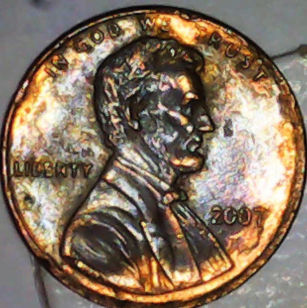 2007-Lincoln-LMC-Penny-Cent-Error-Or-Damadged