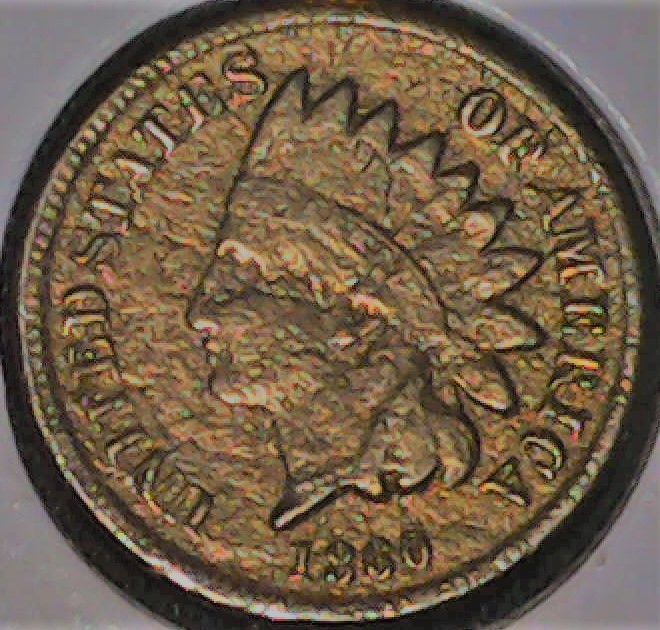 1860-Indian-Head-Cent-Penny-Surface.-4.1-Grams