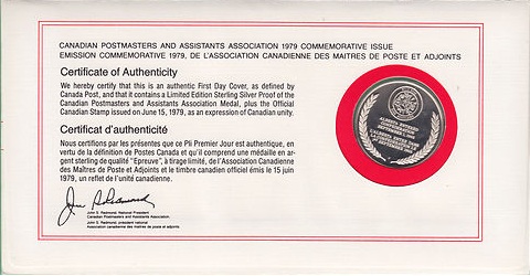 1979-Canadian-Postmaster's-Sterling-Silver-Medal