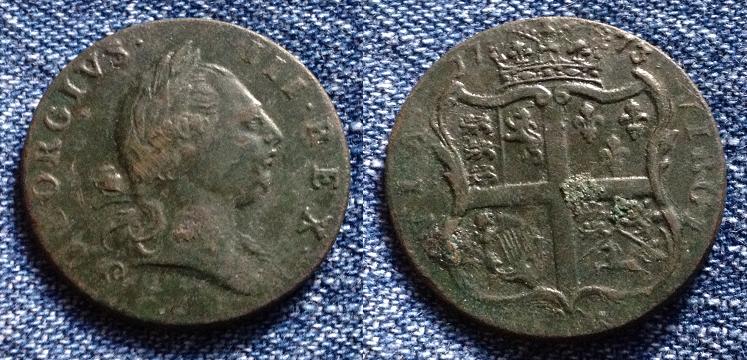 1773-Colonial-Virginian-Half-Penny---Fair-Price?