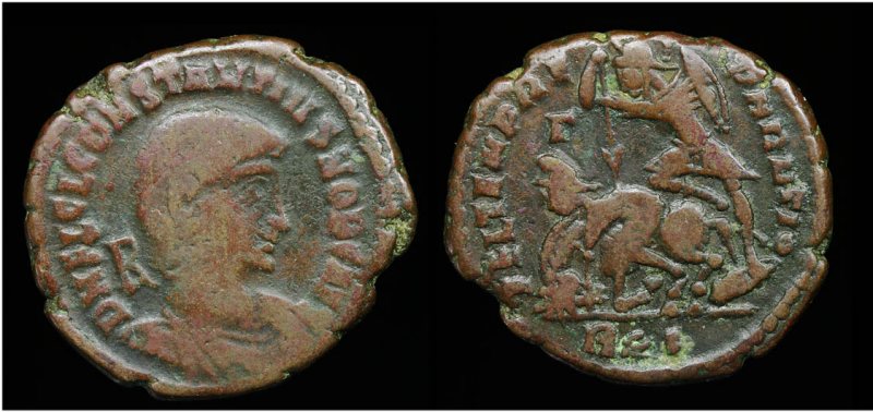 Help-With-Mint-Mark--Constantius-Gallus-Ae2-Fallen-Horseman