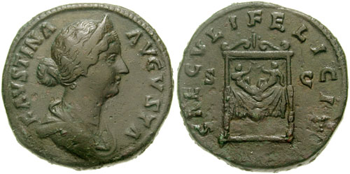 Faustina-Augusta-Sestertius
