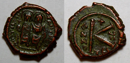 Justinian-II-Half-Folllis