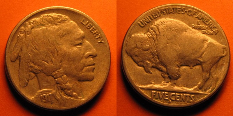 1917-S-Buffalo-Nickel-For-Grading