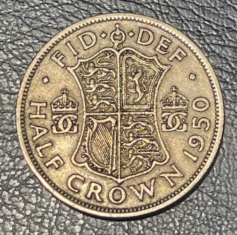 1950-And-1954-UK-Half-Crown-Need-Grading-Please