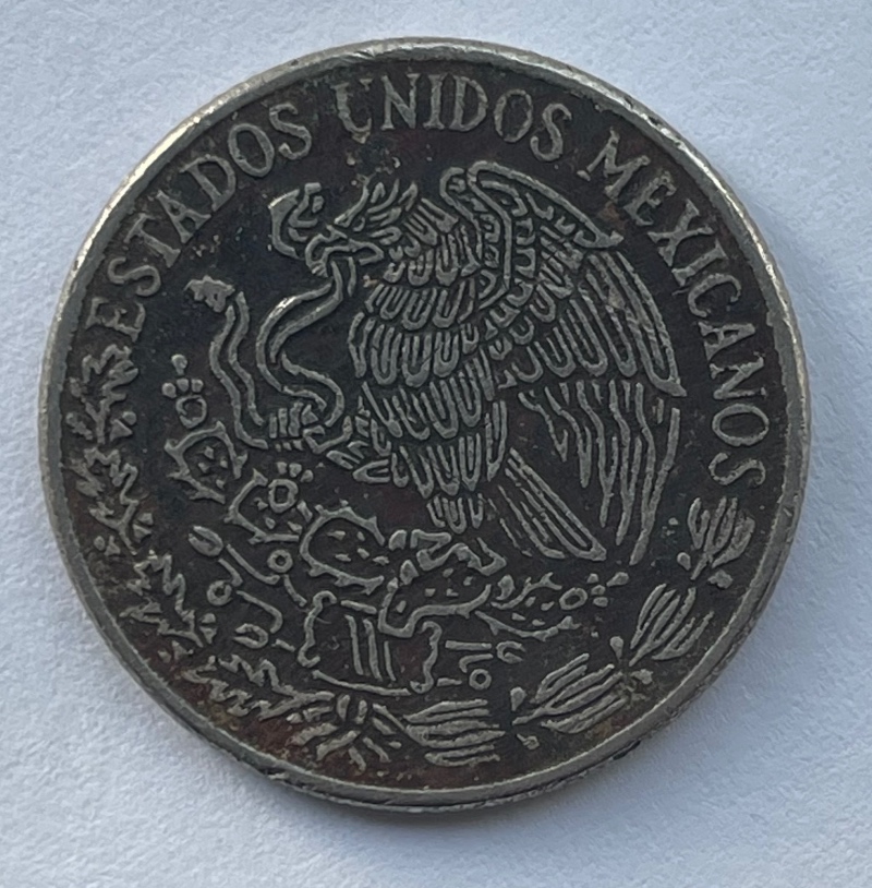 1970-Mexico-50-Centavos---Weird-Colour,-Can't-Find-Any-Information-Need-Help