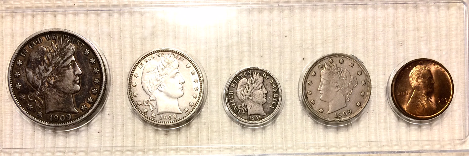 The-117-Days-Of-Your-Best-US-Coin-1909-1793-+-13-Days-Of-Colonials-And-Post-Colonials!!