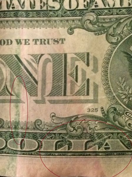 Ink-Smear-On-$1-Bill?