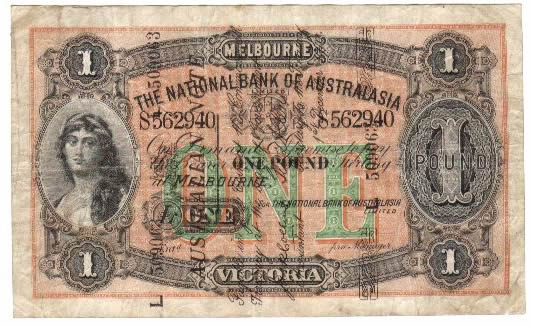 Pre-Fed-1-Pound-Australian-Note!