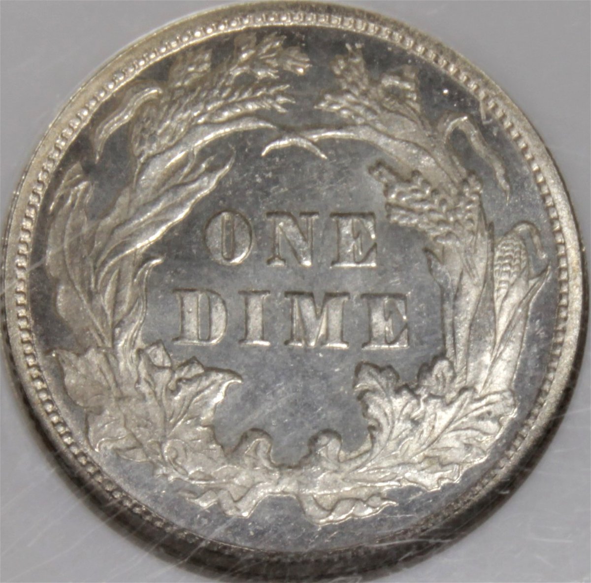 1877-Seated-Liberty-Dime,-Graded-MS-66-By-NGC