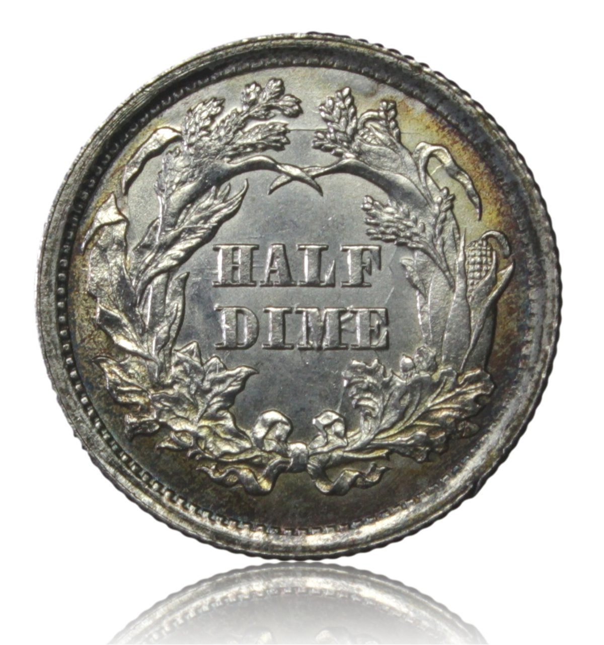 1862-Seated-Liberty-Half-Dime-For-Grading-Major-Clashed