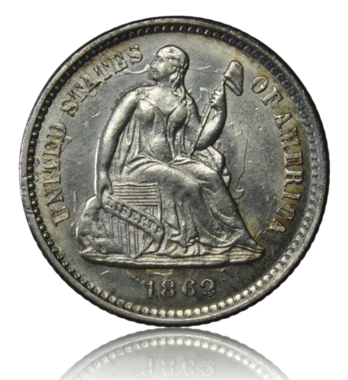 1862-Seated-Liberty-Half-Dime-For-Grading-Major-Clashed