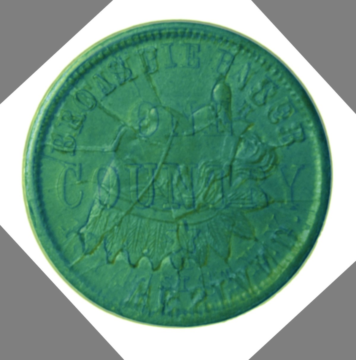 1863-Broas-Pie-Baker-Shattered-&-Clashed-Die-Civil-War-Token