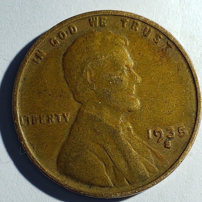 1935-S-Penny-Not-To-Good-Of-Pic-Though