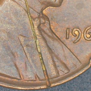 1964 Lincoln Memorial Cent / LMC Gouge Or Die Crack? - Coin Community Forum
