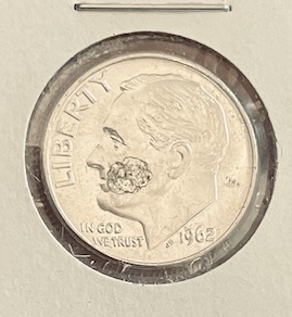 Nice-Obverse-1962-Roosevelt-Error-Found-When-I-Opened-A-Roll---Bu/Unc/Fb