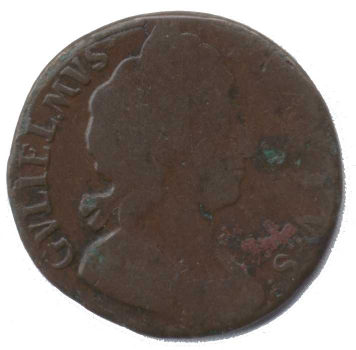 Multi-Error-1701-William-III-1/2-Penny