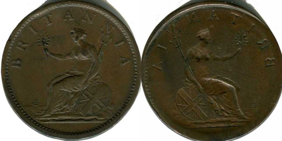 Brockage-Pair-George-III-1/2ds