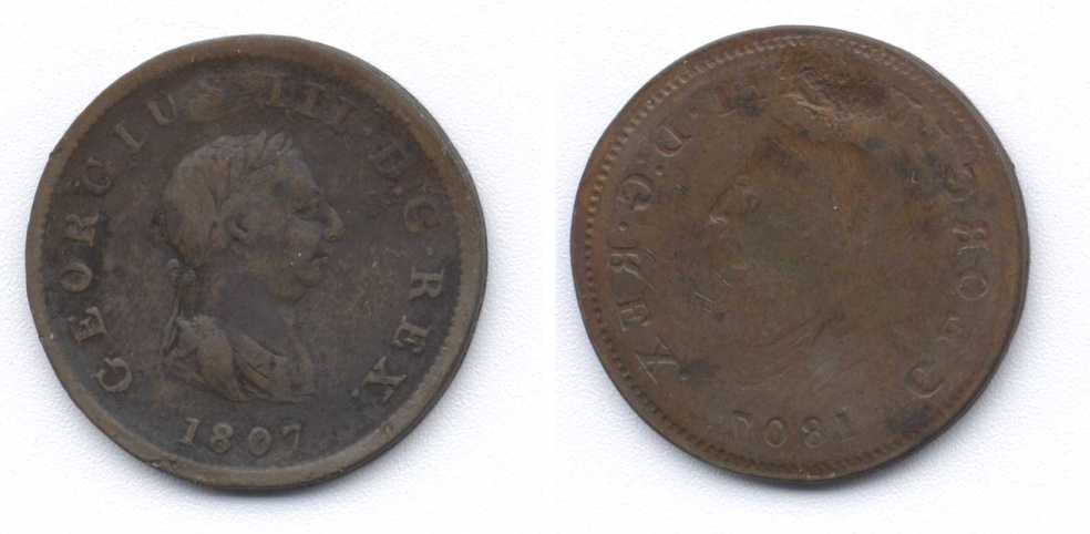 Brockage-Pair-George-III-1/2ds