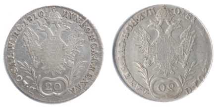 Brockage-Pair-George-III-1/2ds
