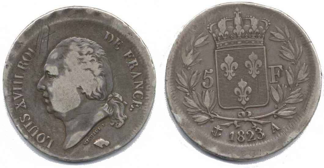 France---A-Broadstruck-Louis-XVIII-5-Francs