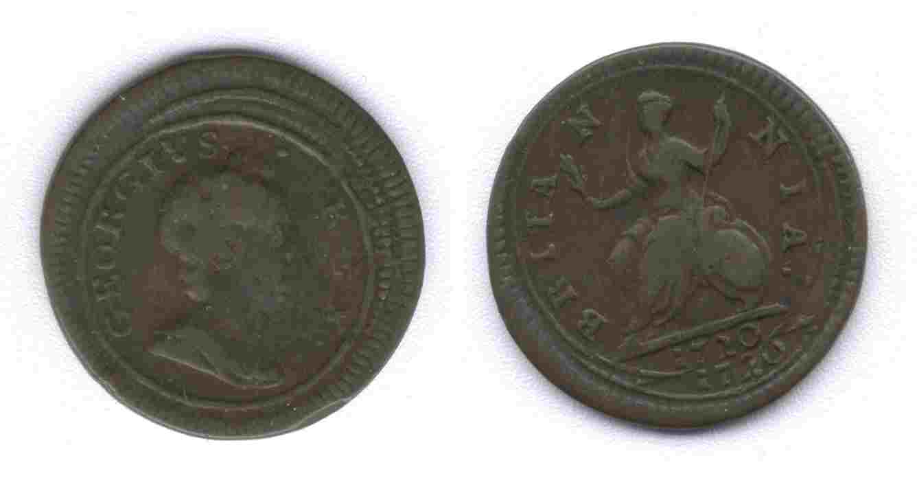 1720-Great-Britain-1/4-P-Triple-Struck