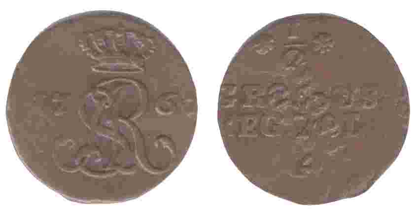 Poland-1767-Half-Grozy