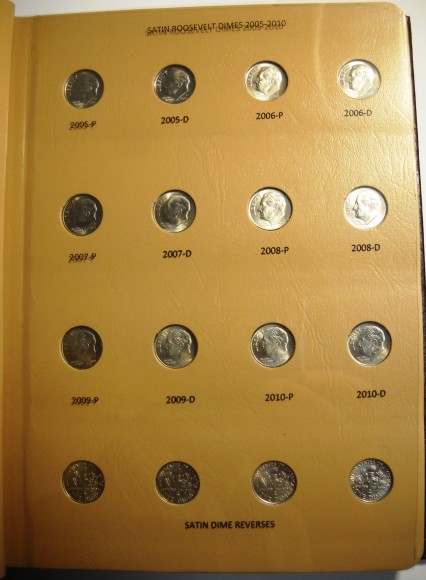 US-Satin-Finish-2005-2010-Coins-In-Dansco-Albums---With-Pix!