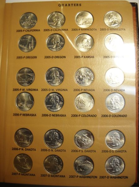US-Satin-Finish-2005-2010-Coins-In-Dansco-Albums---With-Pix!