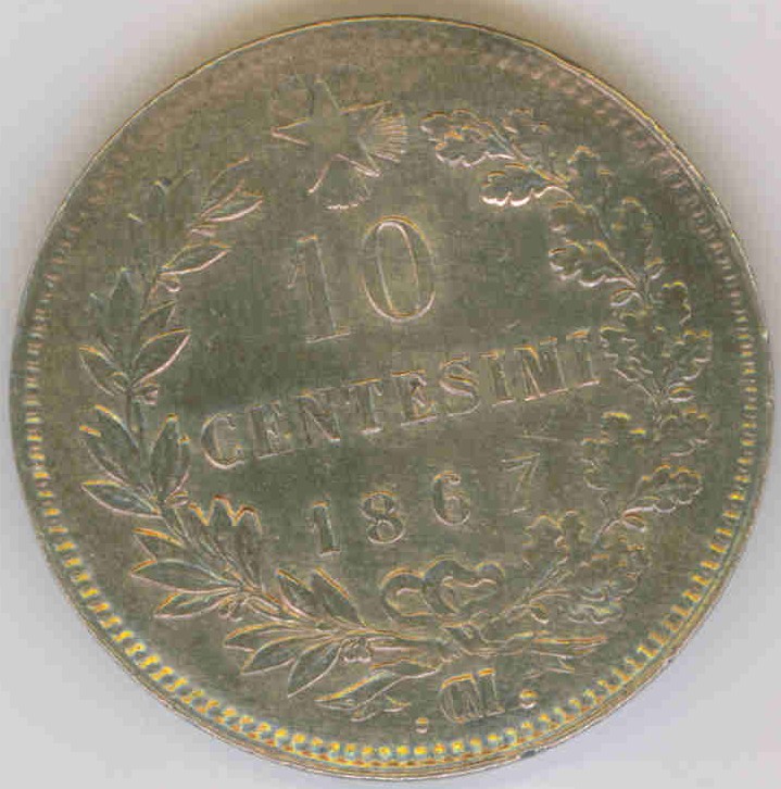 Italian-Coin?-|-10-Centesimi-1867