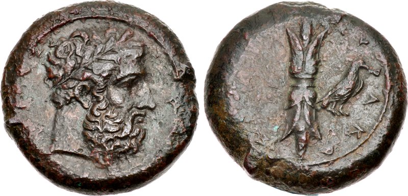 Sicily,-Syracuse-Æ-Hemidrachm-From-The-X6-Collection